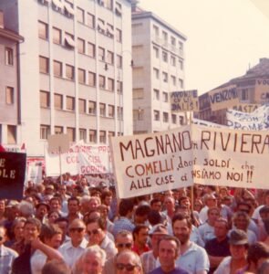 Udine - Luglio 1977 - Manifestazione per la ricostruzione